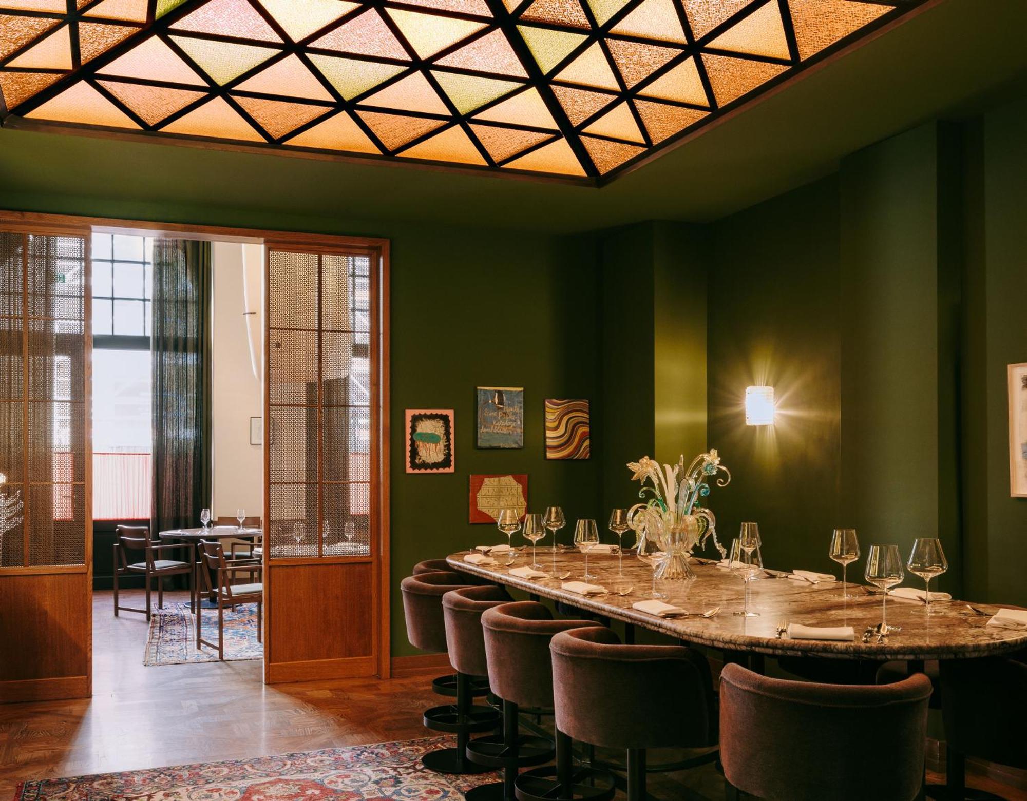 Boutique Hotel Chateau Royal Berlin Exterior foto The restaurant's interior